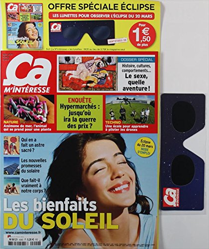 ça m’intéresse hors-série; les bienfaits du soleil + les lunettes pour observer l’éclipse du 20 mars book
