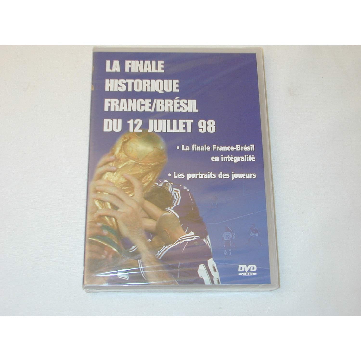 DVD neuf la finale historique France-Brésil 12 juillet 1998-match football culte _de dvd