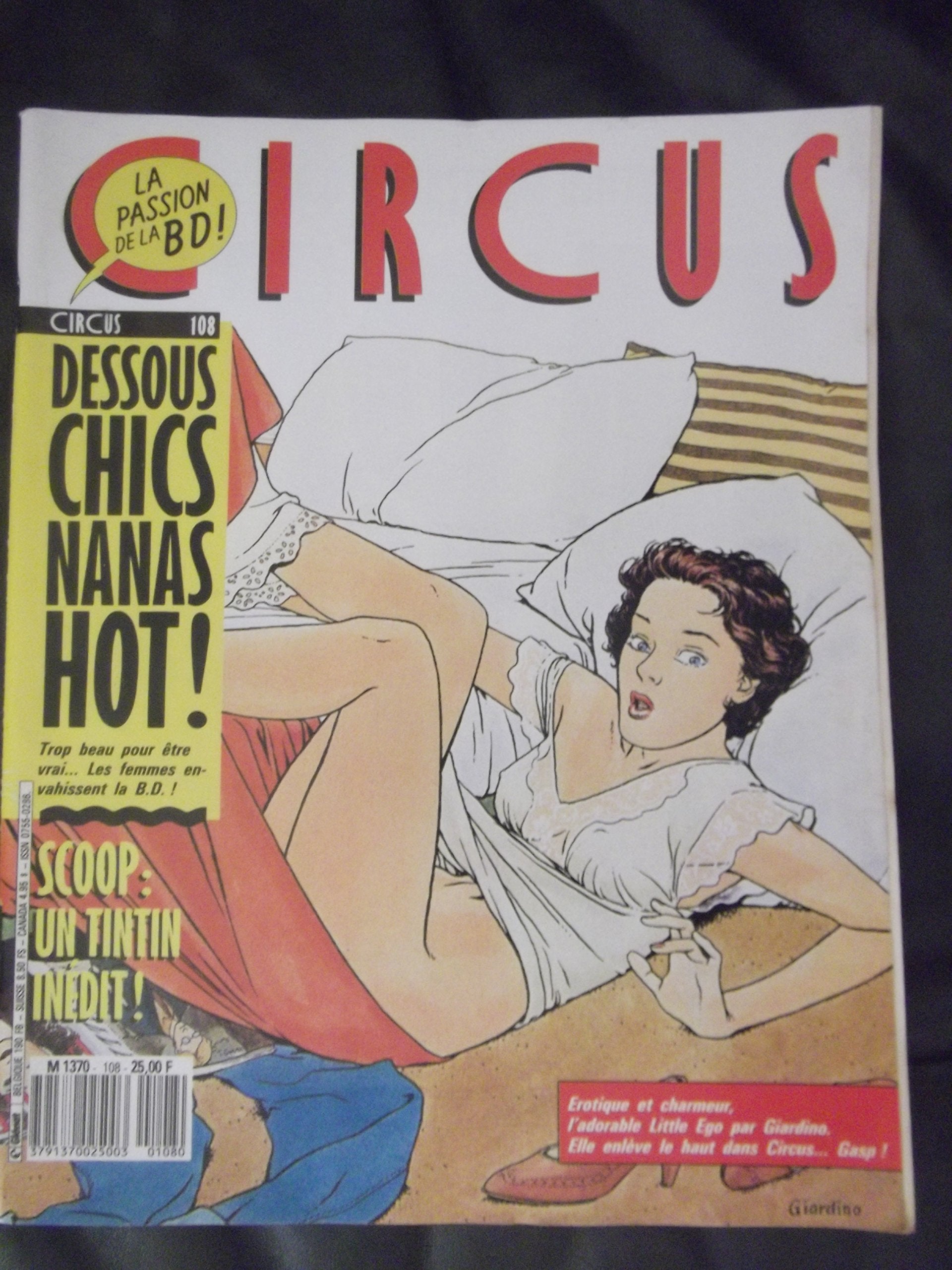 Circus la passion de la BD N° 108 Dessous chics nanas hot book