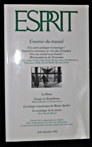 Revue esprit aout sep 95 un dossier sur l avenir du travail book