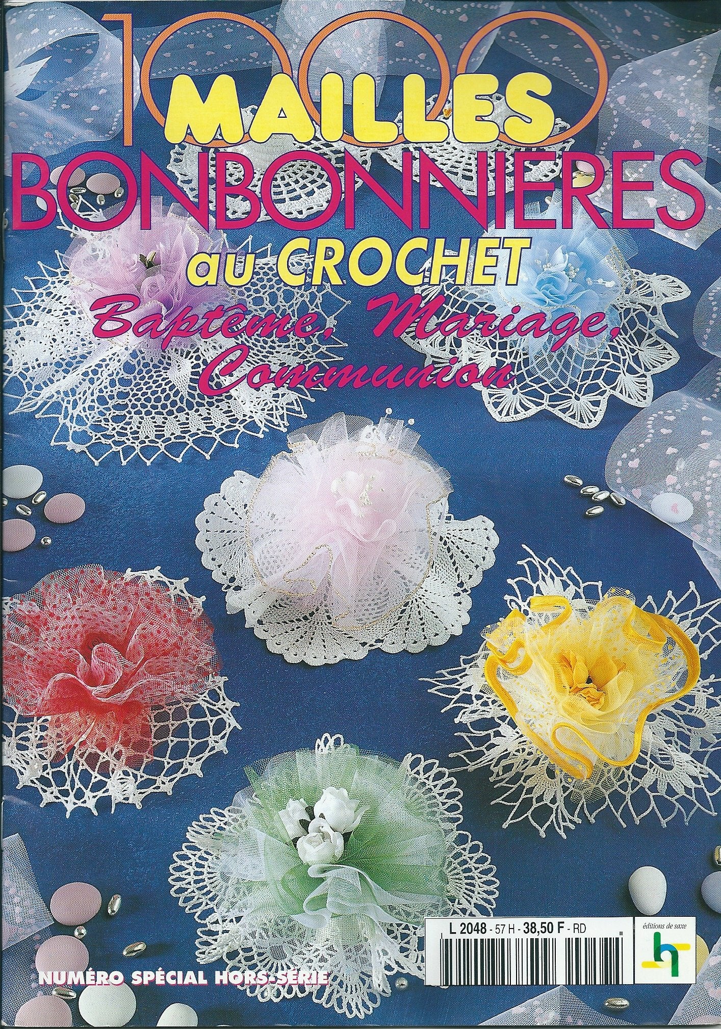 1000 mailles Bonbonnieres au crochet. Baptème, Mariage, Communion. book