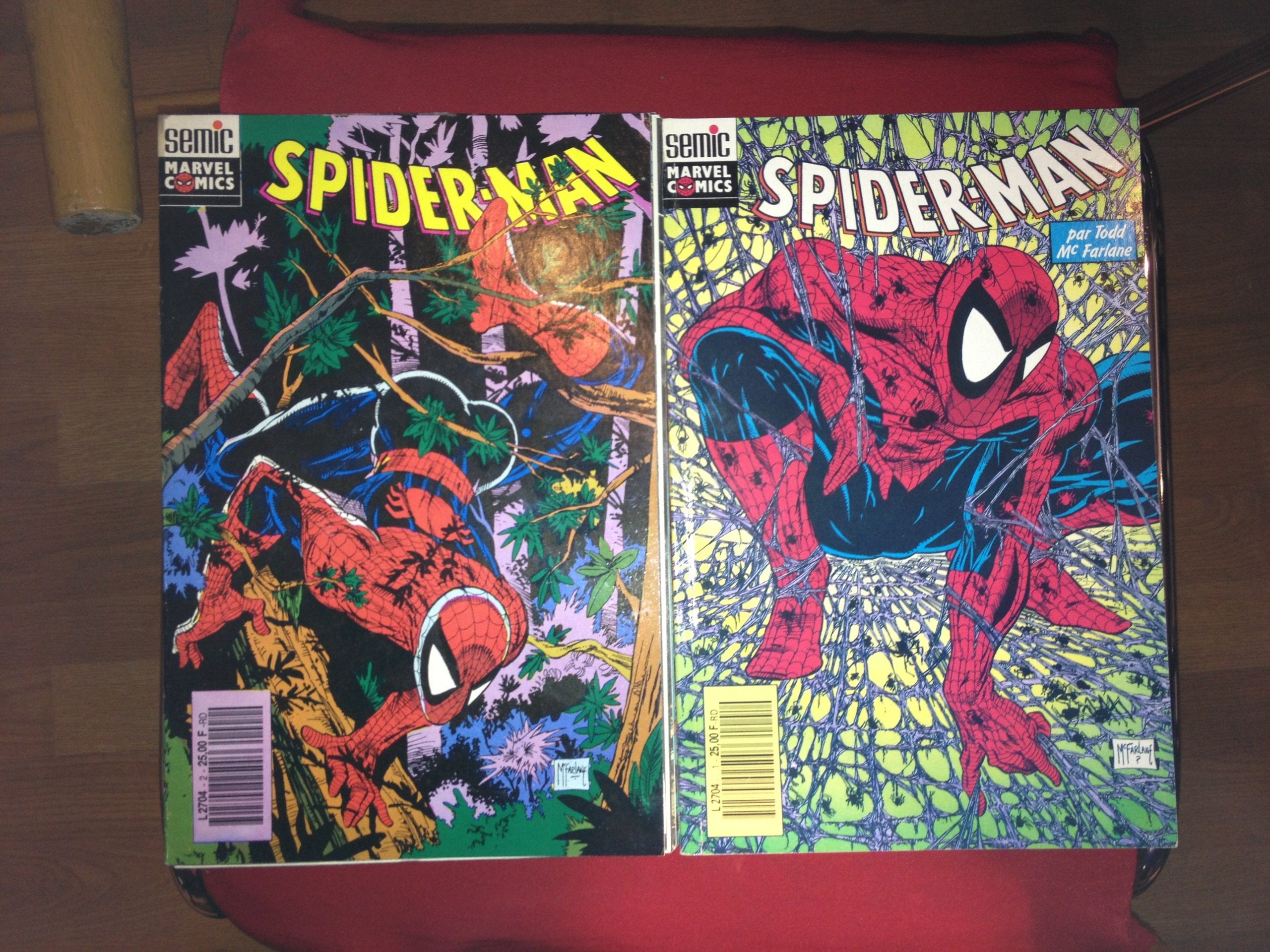 spider-man album N°1 et N°2 book