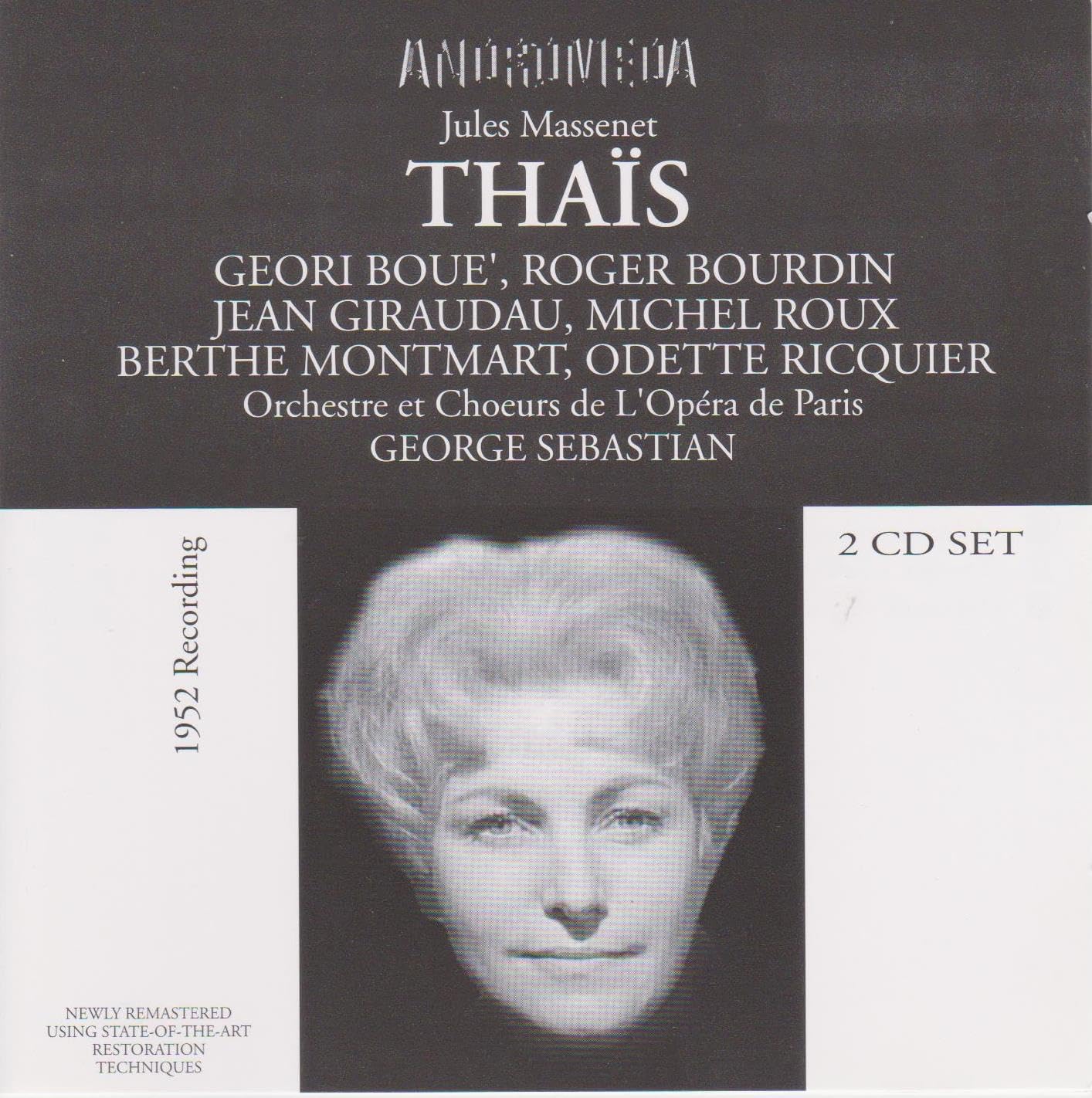 Geori Boue, Roger Bourdin, Michel R - Massenet: Thais (Paris, 1952) Classical