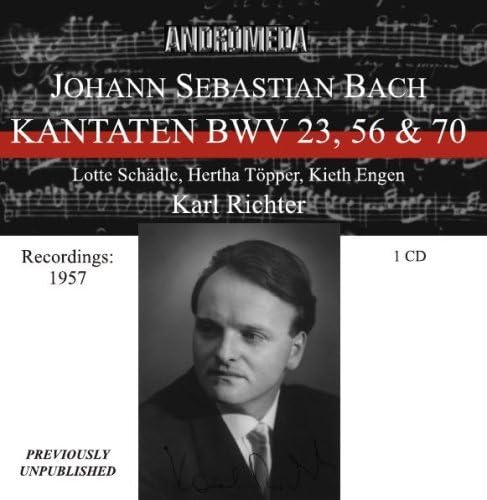 Kantaten Bwv 23,56 & 70 München Live 19 Classical