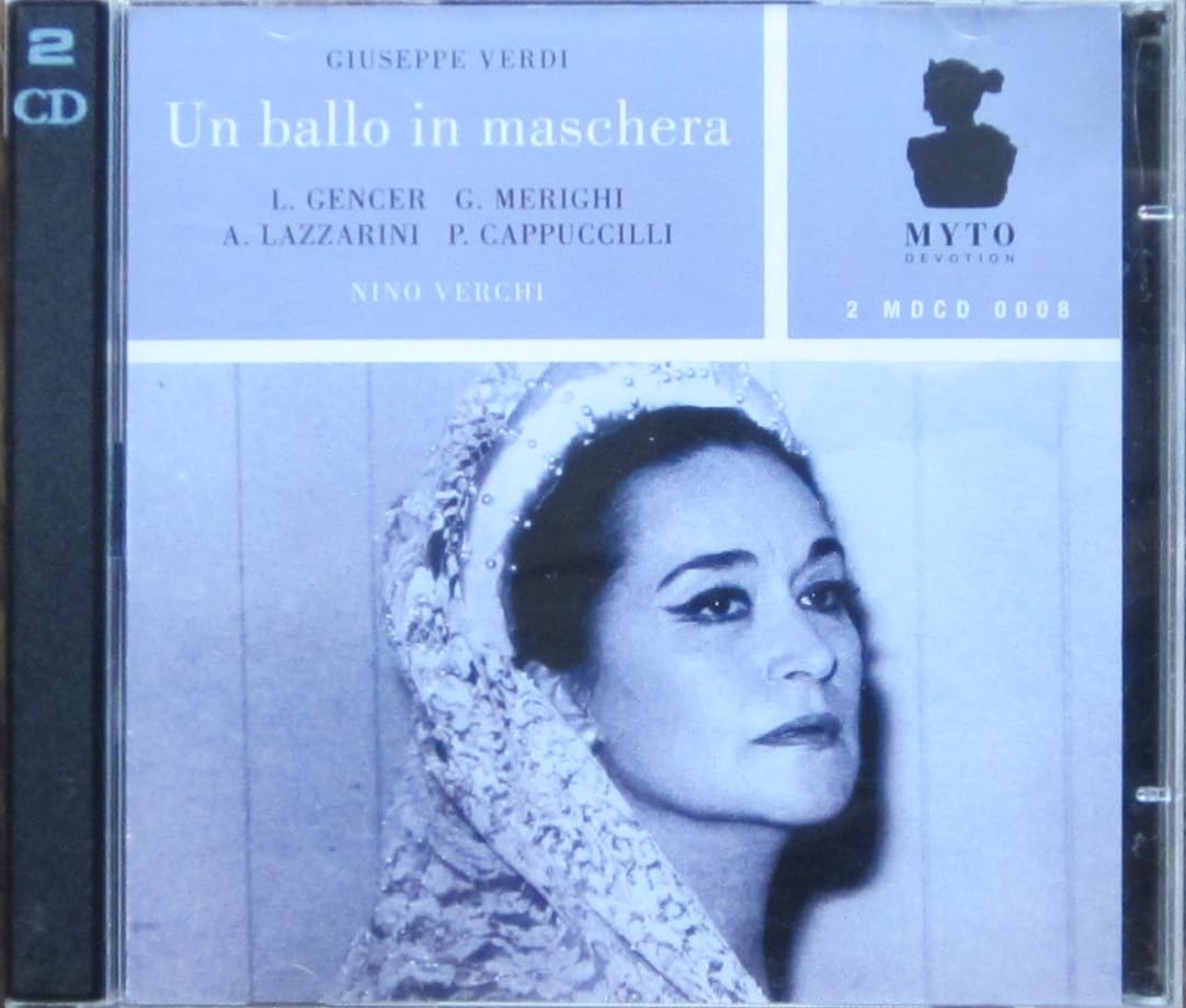 Merighi, Cappuccilli, Gencer / - Verdi: Un Ballo In Maschera Classical