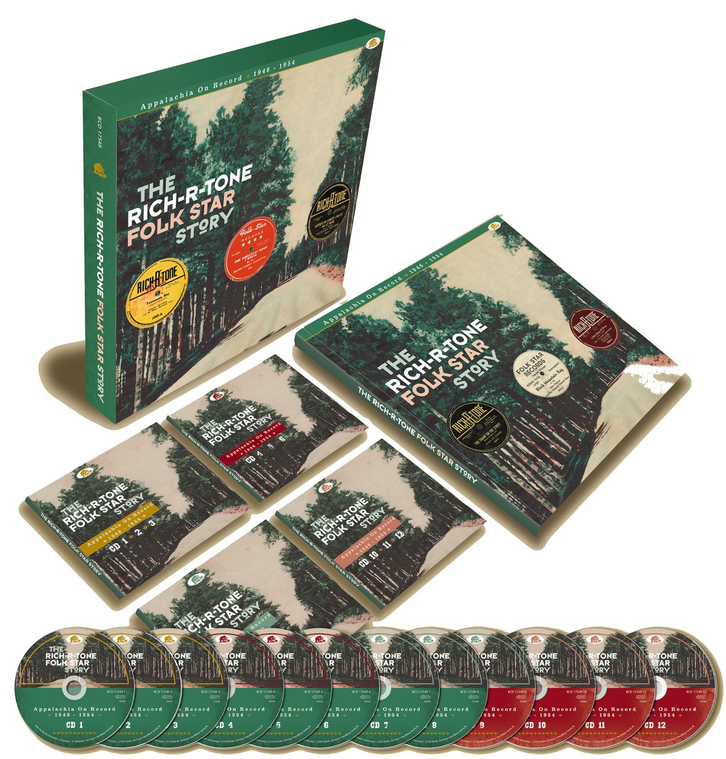 Rich-R-Tone Folk Star Story (12-CD Deluxe Box Set) Music