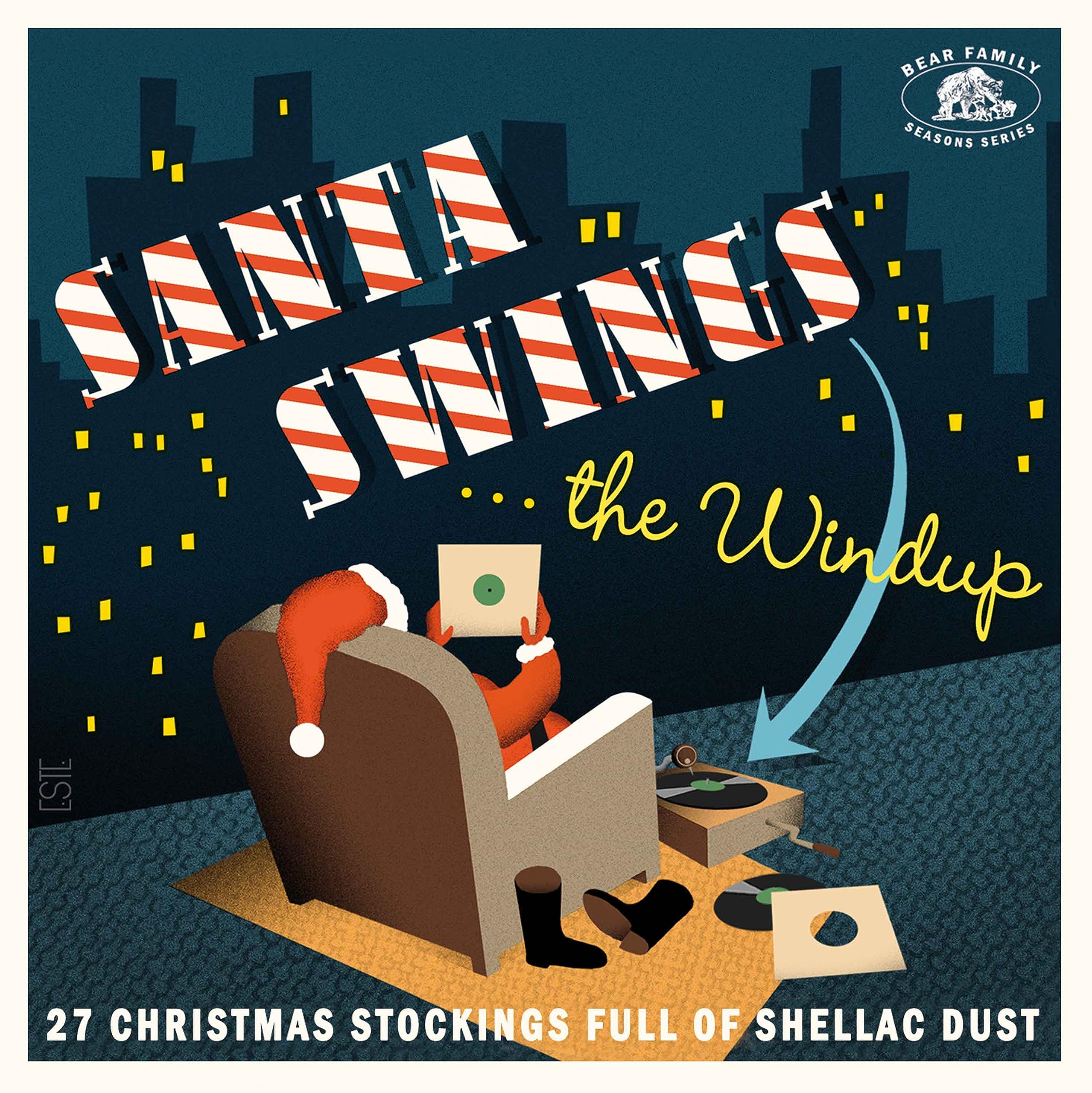 Santa Swings The Windup - 27 Christmas Stockings Full Of Shellac Dust (CD) Blues