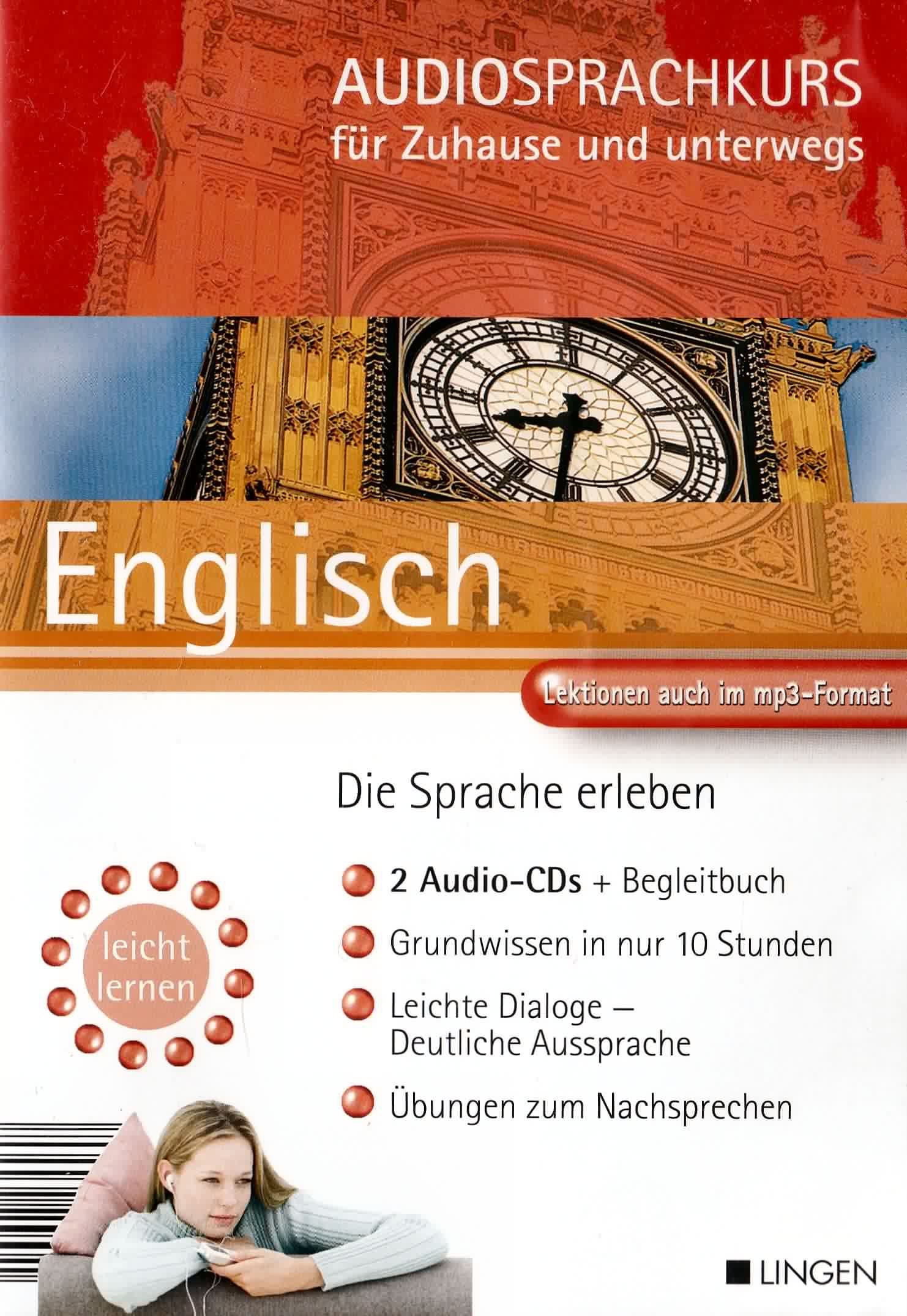Englisch - Audiosprachkurs für Zuhause und unterwegs - Lektionen auch im MP3 Format - 2 Audio-CDs + Begleitbuch - Übungen zum Nachsprechen (Audio CD) Music