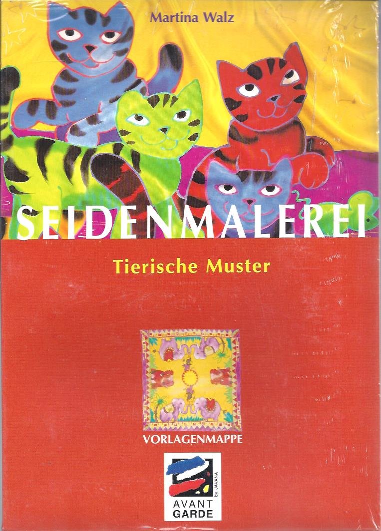 Seidenmalerei. Tierische Muster. Vorlagenmappe Books