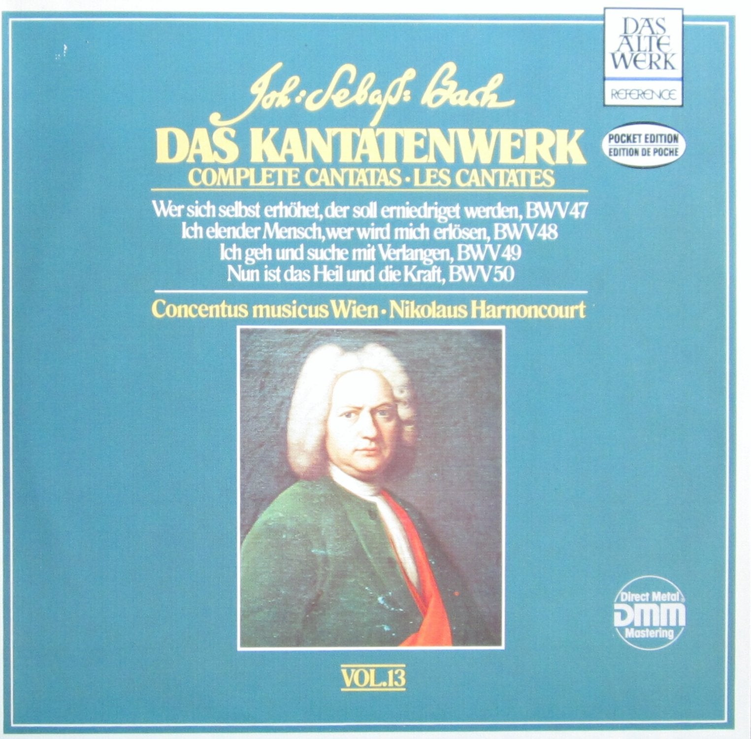 Bach: Das Kantatenwerk / Complete Cantatas - Vol. 13 (BWV 47-50) (Pocket Edition) Classical