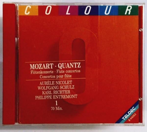 Mozart/Quantz: Flute Concertos (Nicolet/Schulz/Richter/Entremont) Music