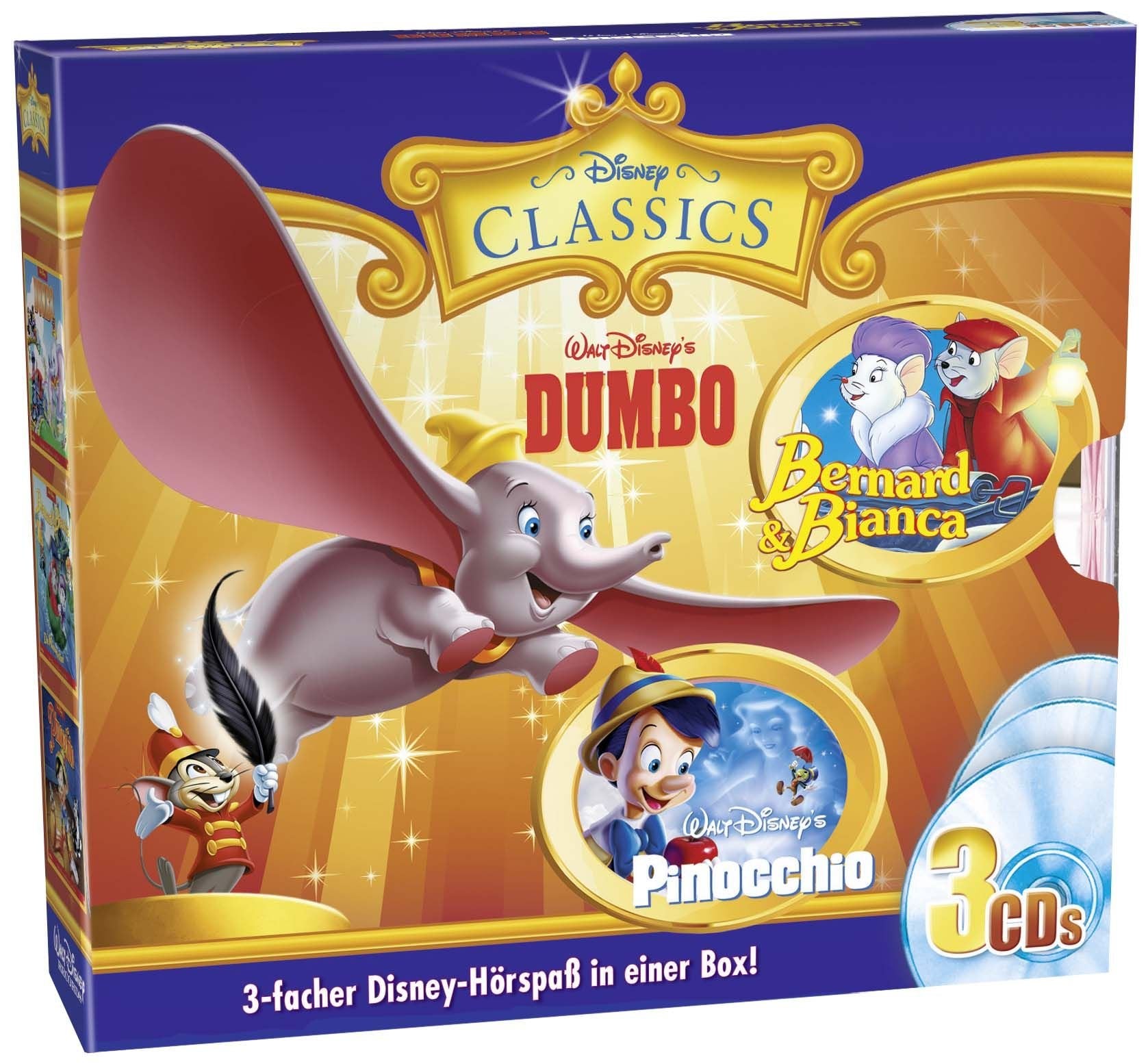 Classics - Box Dumbo, Pinochio, Bernhard und Bianca Children & Young People
