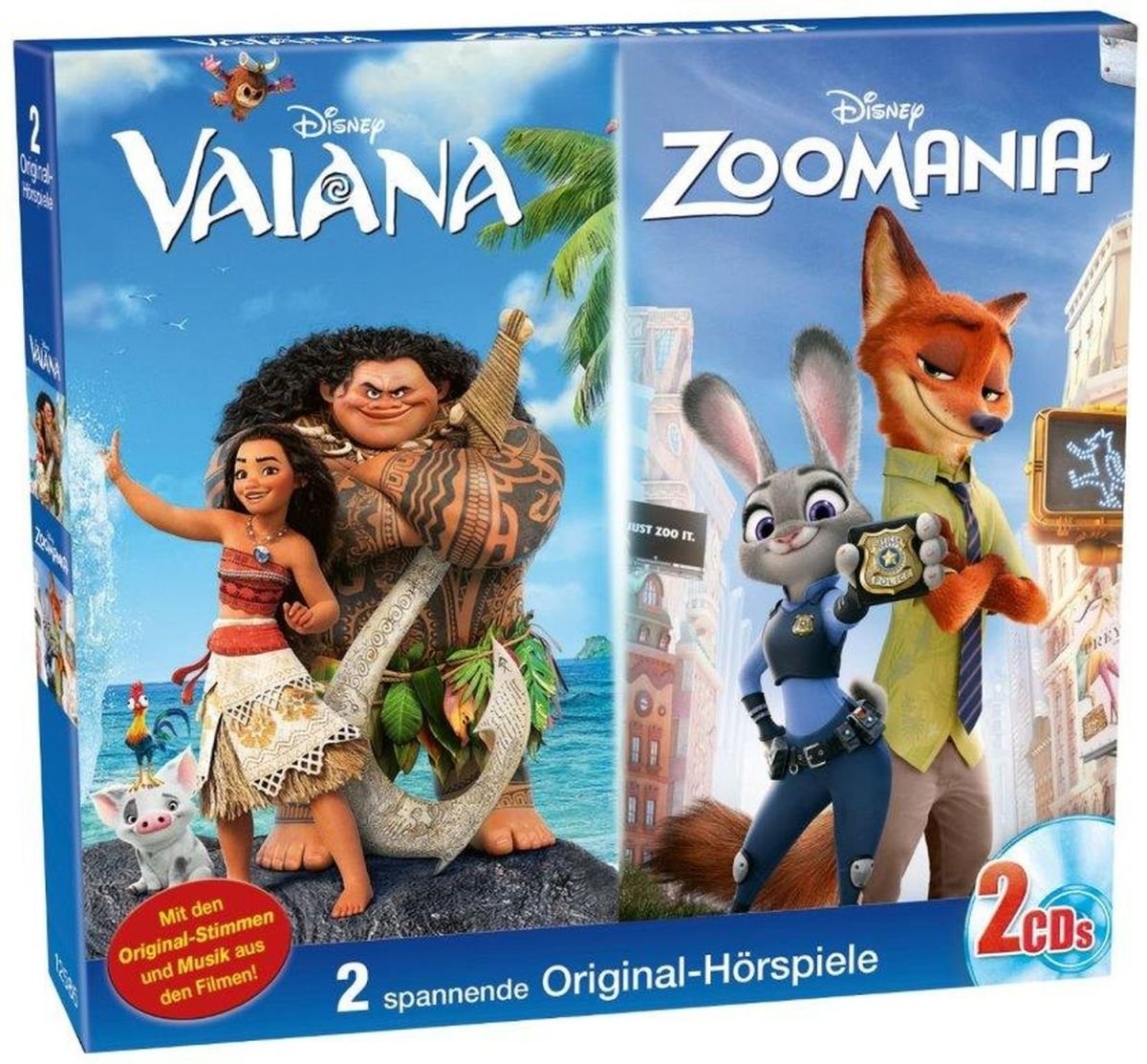 Disney Doppel - Box: Vaiana/ Zoomania Music for Children