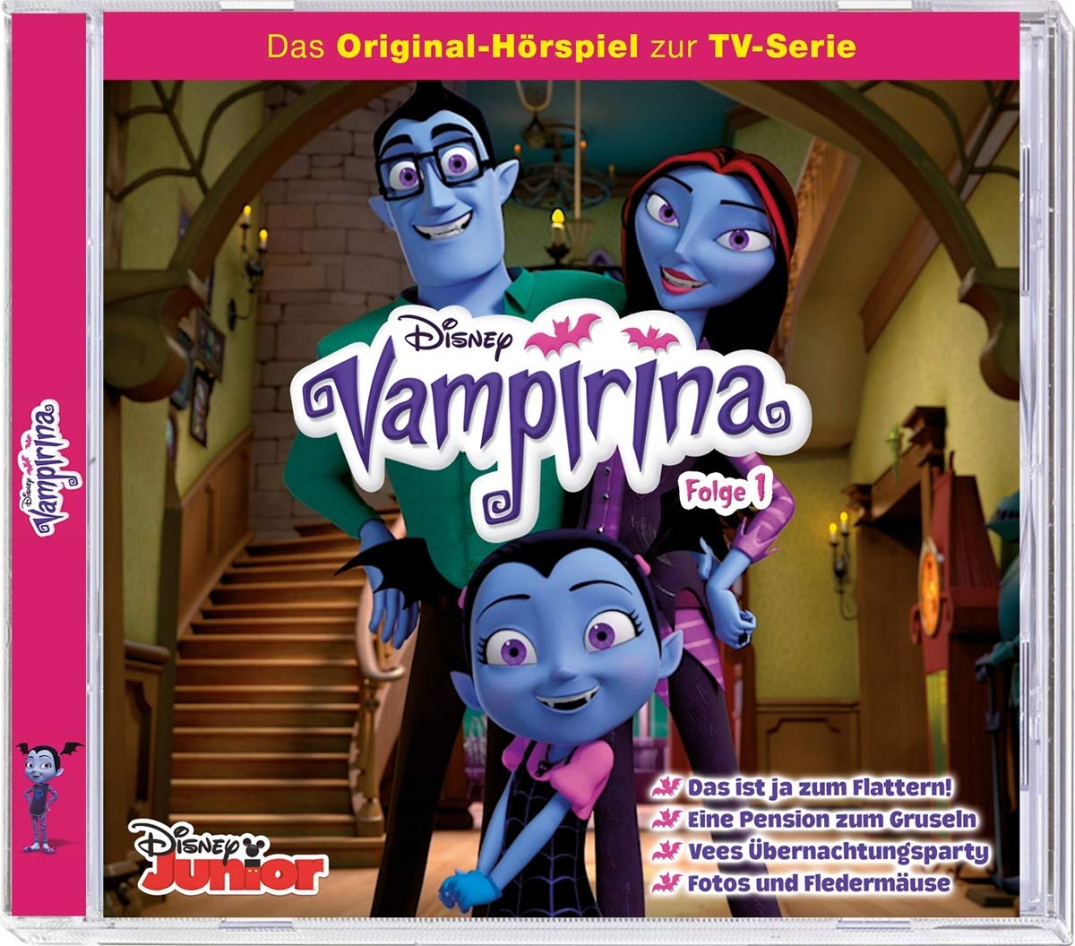 Disney Vampirina 01: Das ist ja zum Flattern / Eine Pension zum Gruseln / Vees Übernachtungsparty / Fotos und Fledermäuse Children & Young People Audio Books