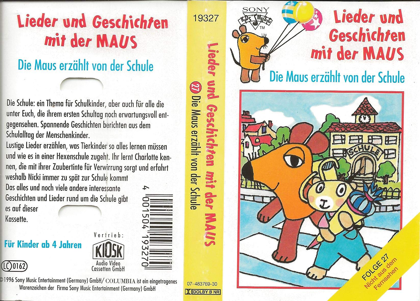 Lieder und Geschichten mit der Maus, Folge 27: Die Maus erzählt von der Schule Music for Children