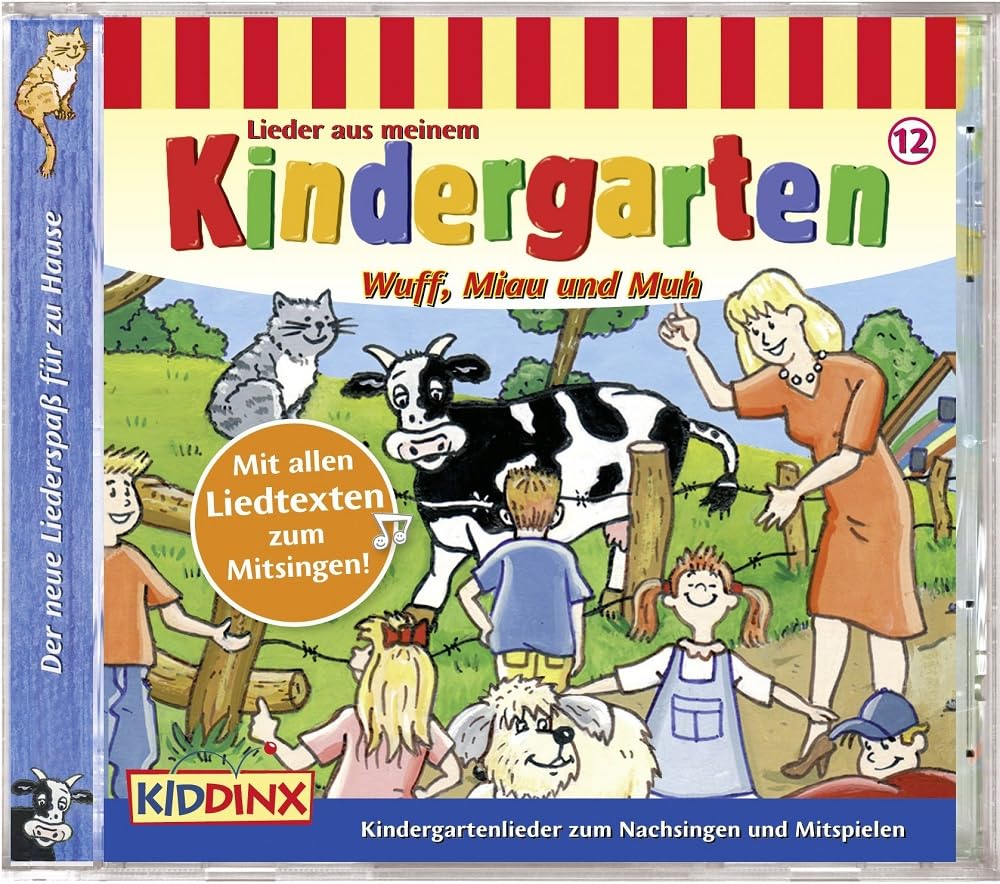 Lieder Aus Meinem Kindergarten Wuff,Miau Und Muh Children & Young People Audio Books