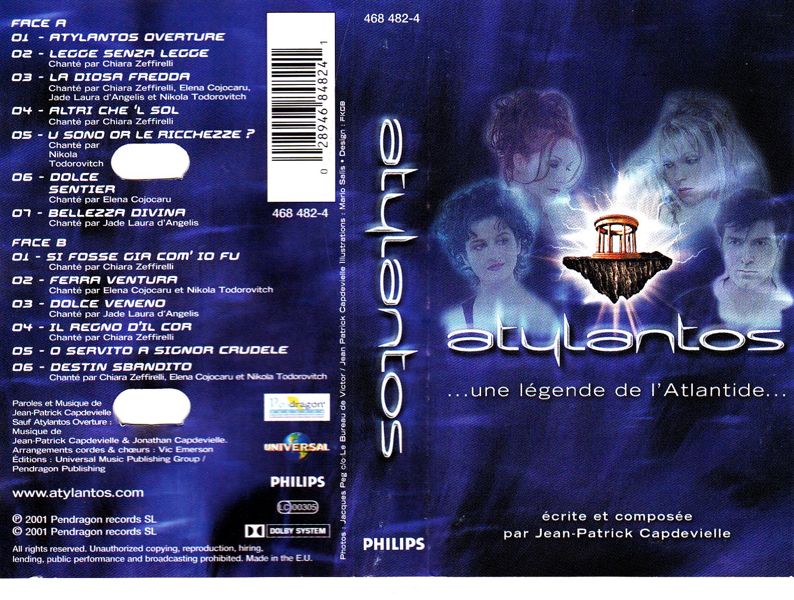 ATYLANTOS/UNE LEGENDE DE LATLANTIDE Music