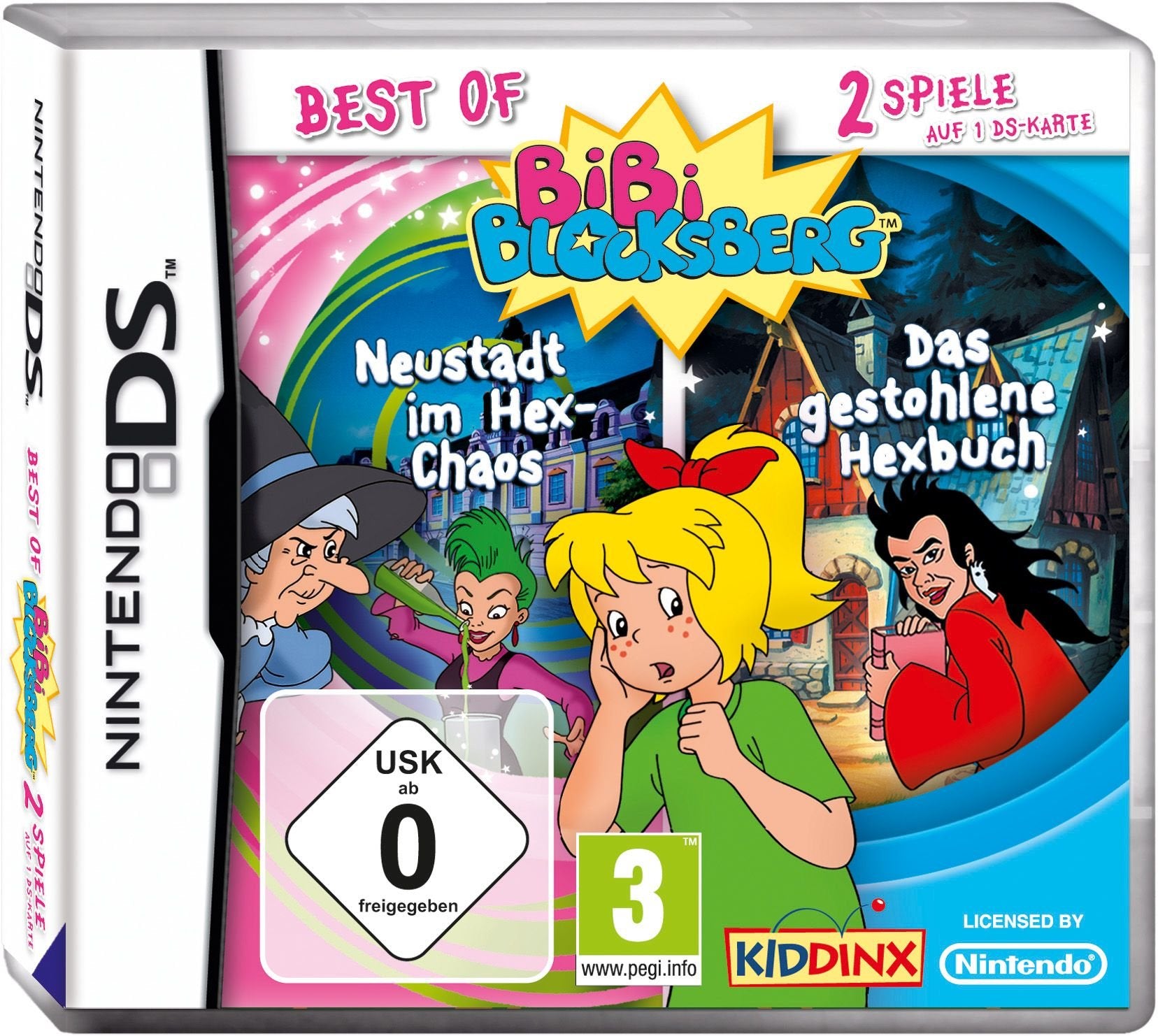 Best of Bibi Blocksberg (Neustadt im Hex - Chaos/ Das gestohlene Hexbuch) - Nintendo DS