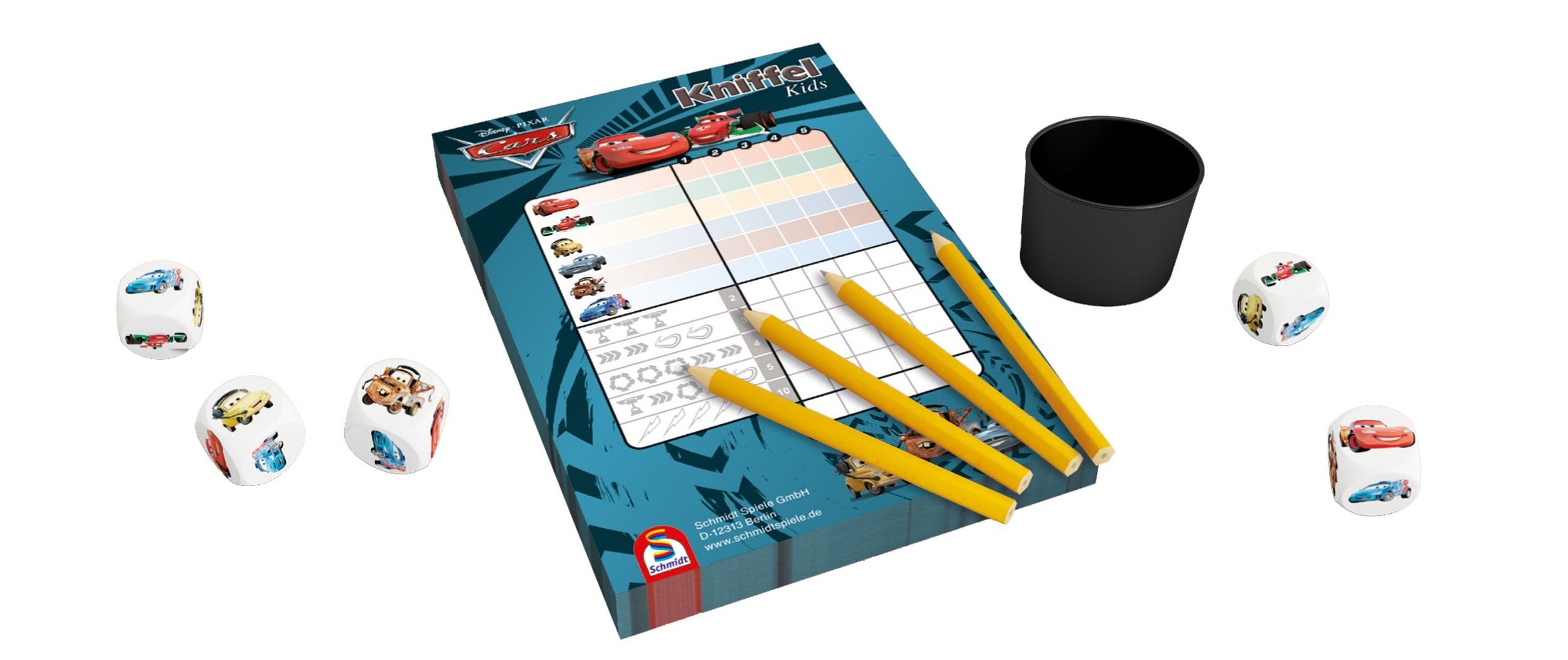 Cars: Kniffel Kids Board Games