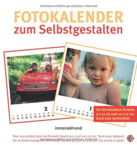Fotokalender zum Selbstgestalten weiß Lifestyle