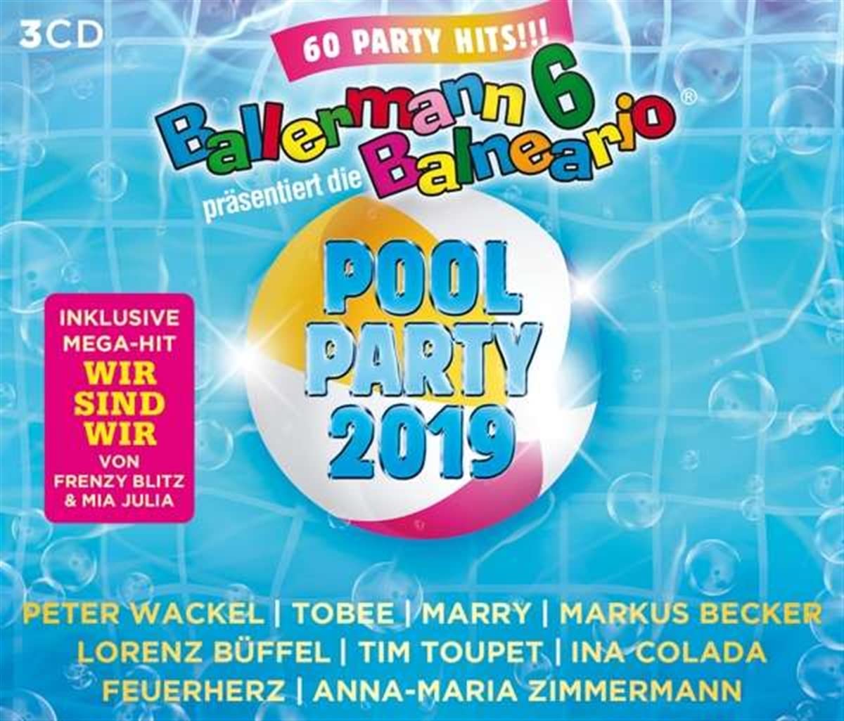 Ballermann 6 Balneario Präs.die Pool Party 2019 German Schlager & Volksmusik