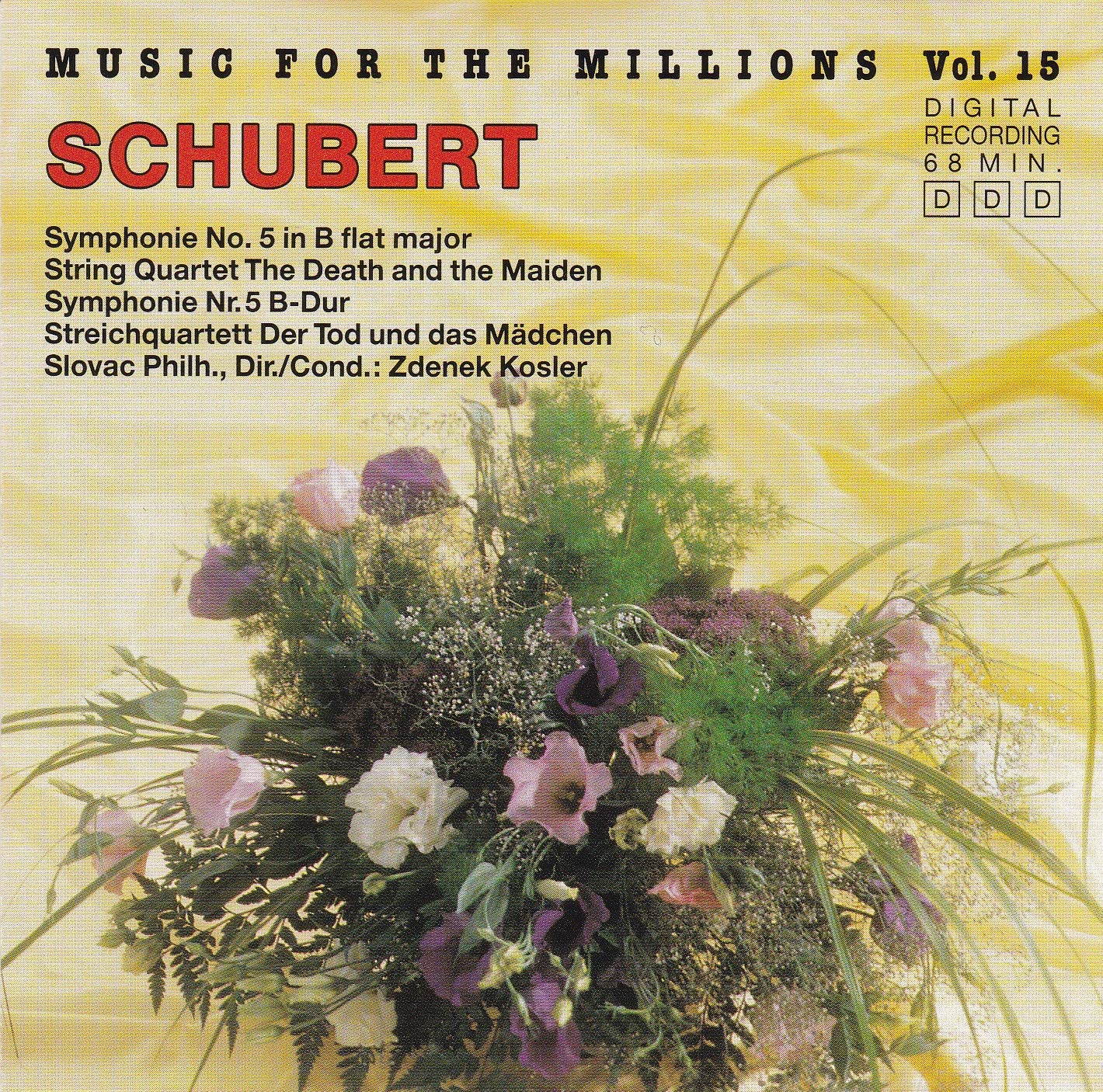 Music For The Millions - Vol. 15: Schubert Classical