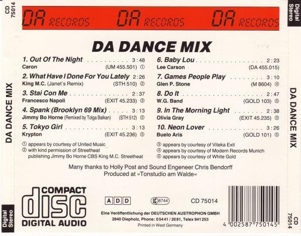 Caron, King M.C., Francesco Napoli, Jimmy Bo Horne, Olivia Gray.. Music