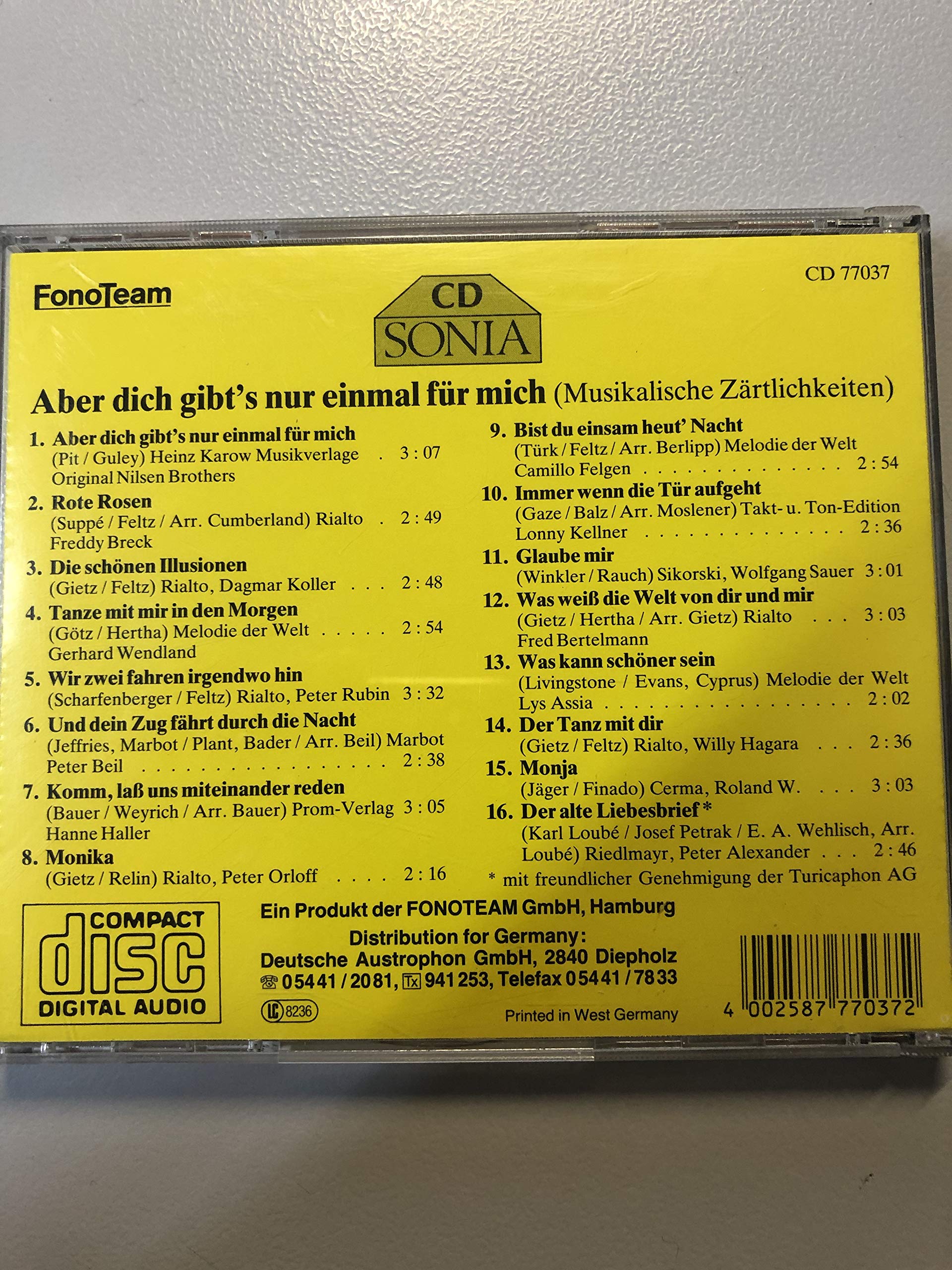 Product Image: Aber Dich Gibt S Nur Einmal..