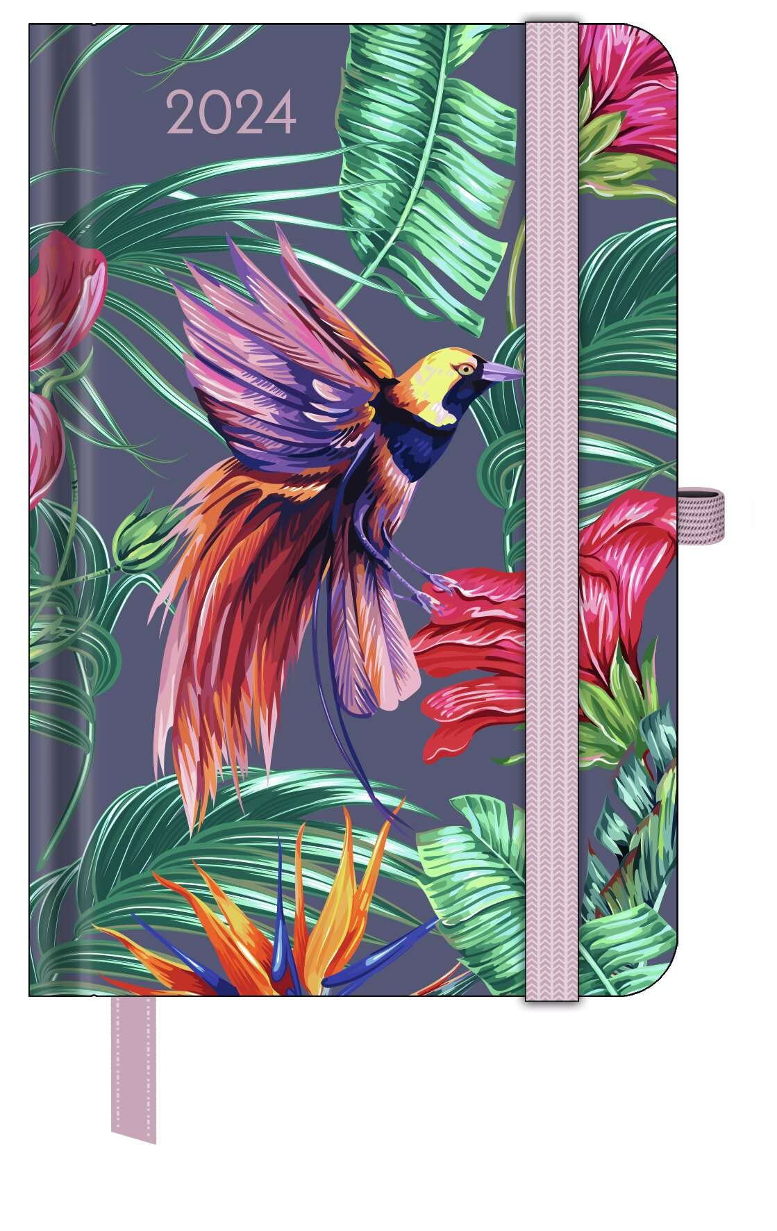 GreenLine Diary Jungle 2024 - Buchkalender - Taschenkalender - 10x15 Film, Art & Culture