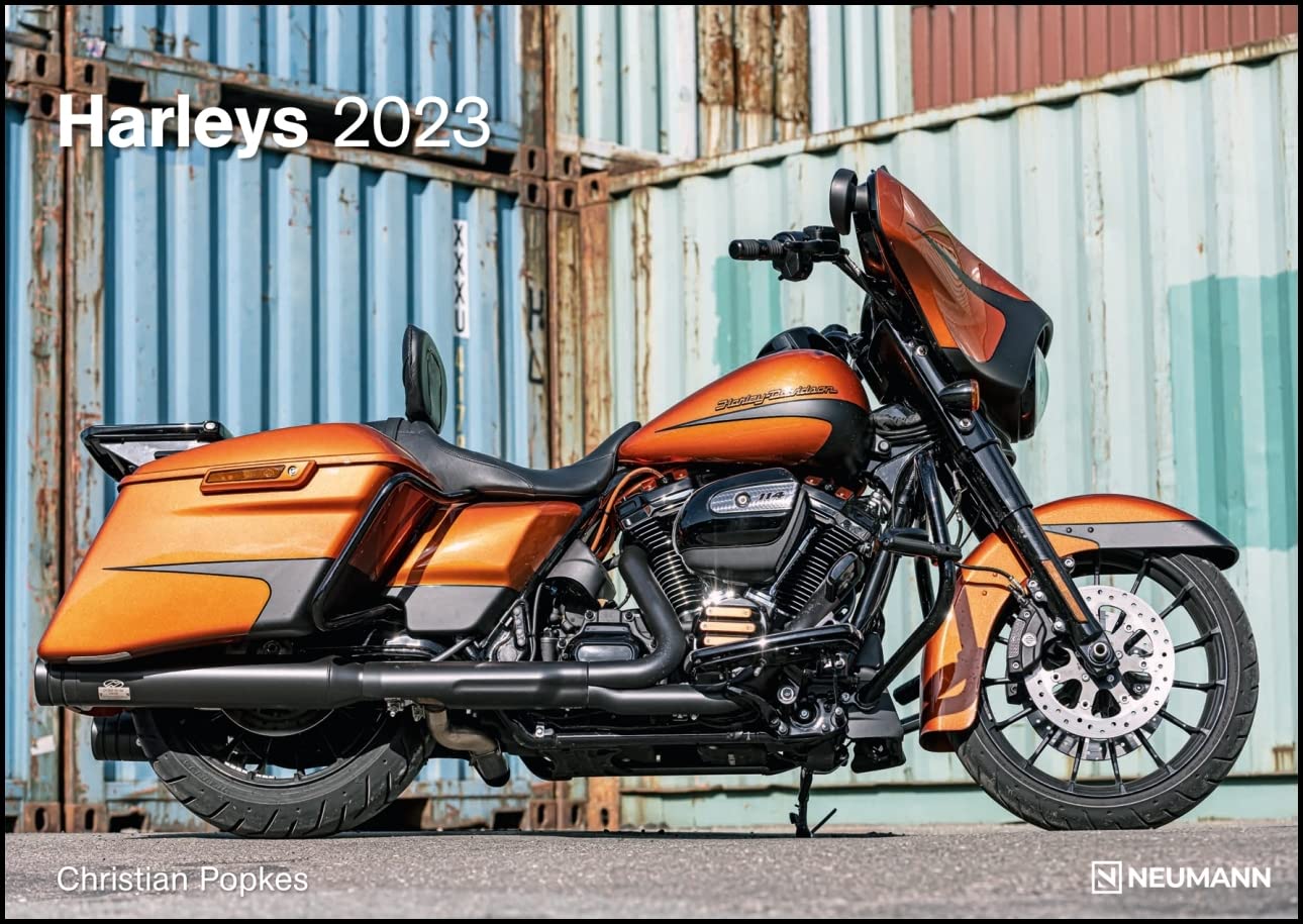 Harleys 2023 - Wand-Kalender - 42x29,7 - Motorrad: Wandkalender A3 book