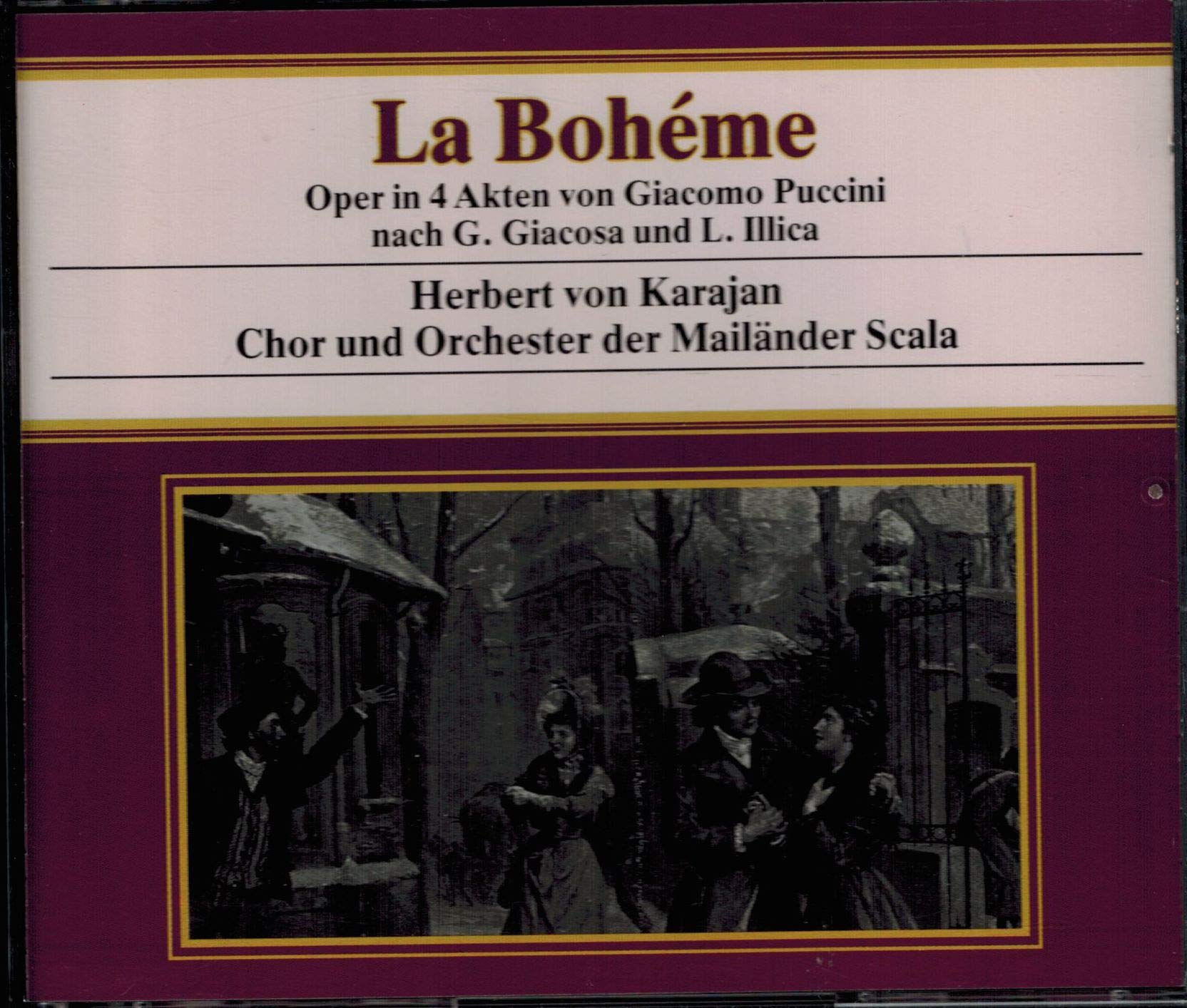 LA BOHEME Oper in 4 Acten Music