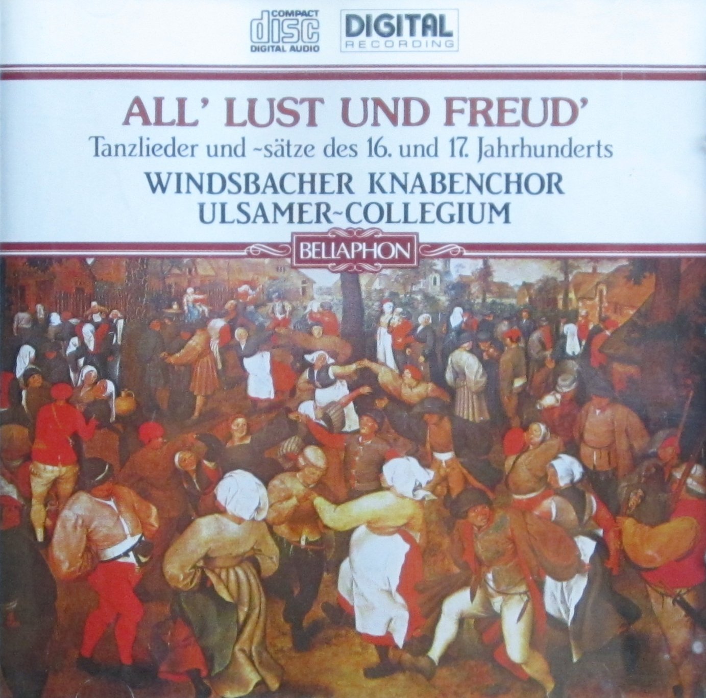 All' Lust und Freud' - Tanzlieder und -sätze des 16. und 17. Jahrhunderts Classical