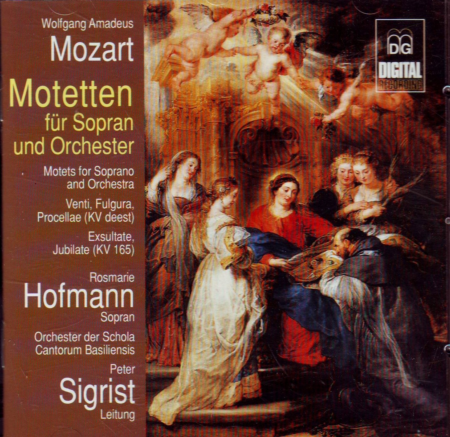 Mozart: Motetten für Solosopran und Orchester: Venti, Fulgura, Procellae (KV deest), Exsultate, Jubilate (KV 165) Classical