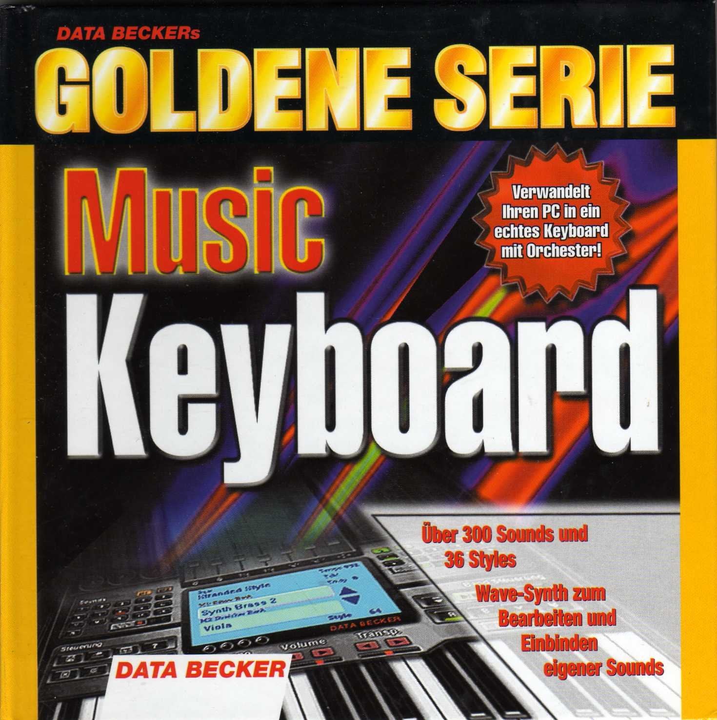 Goldene Serie. Music Keyboard. CD- ROM für Windows 95/98 Web & Graphic Design