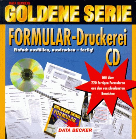 Product Image: Goldene Serie Formular- Druckerei. CD- ROM