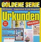 Product Image: Goldene Serie Urkunden