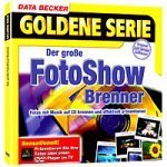 Data Becker Foto Show Brenner - Goldene Serie CD Brenner SW + Bildbearbeitung SW D Web & Graphic Design