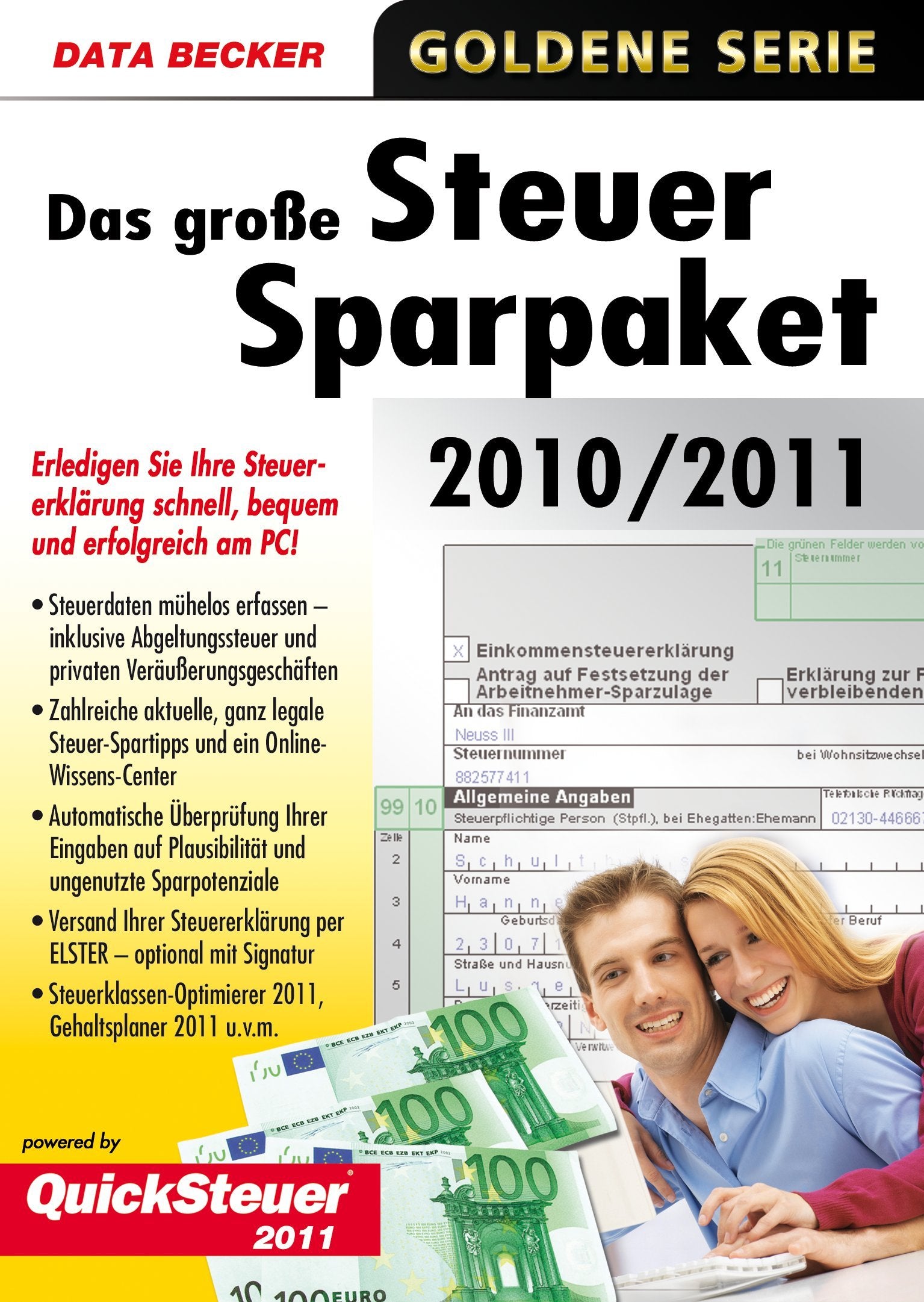 Das grosse Steuersparpaket 2010/2011 (für Steuerjahr 2010) Taxes & Bookkeeping