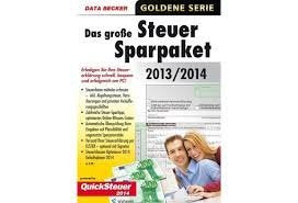Steuersparpaket 2013/2014 Taxes & Bookkeeping