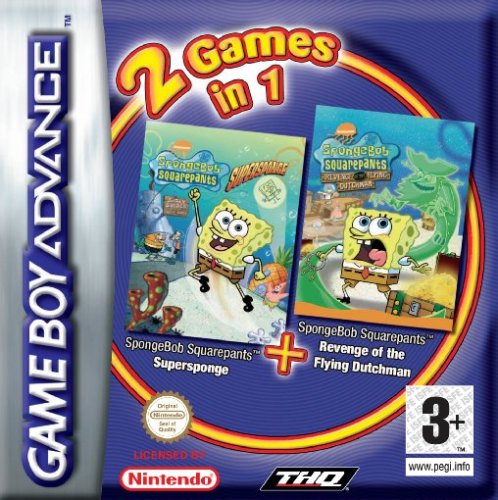 2 Games in 1 - SpongeBob Squarepants: Supersponge + Revenge of the Flying Dutchman Older Consoles