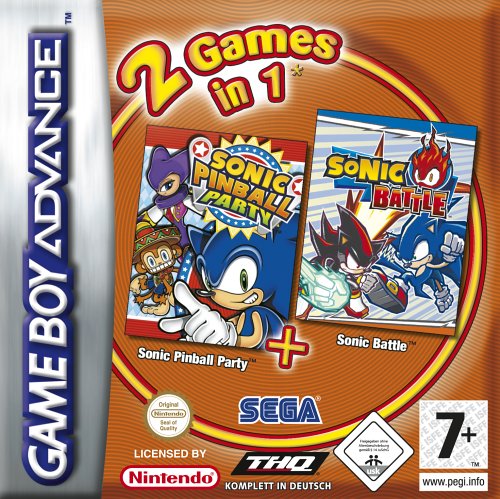 2 Games in 1 - Sonic Battle + Sonic Pinball Older Consoles