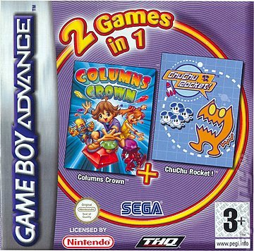 Product Image: 2 Games in 1 - Columns + Chu Chu Rocket