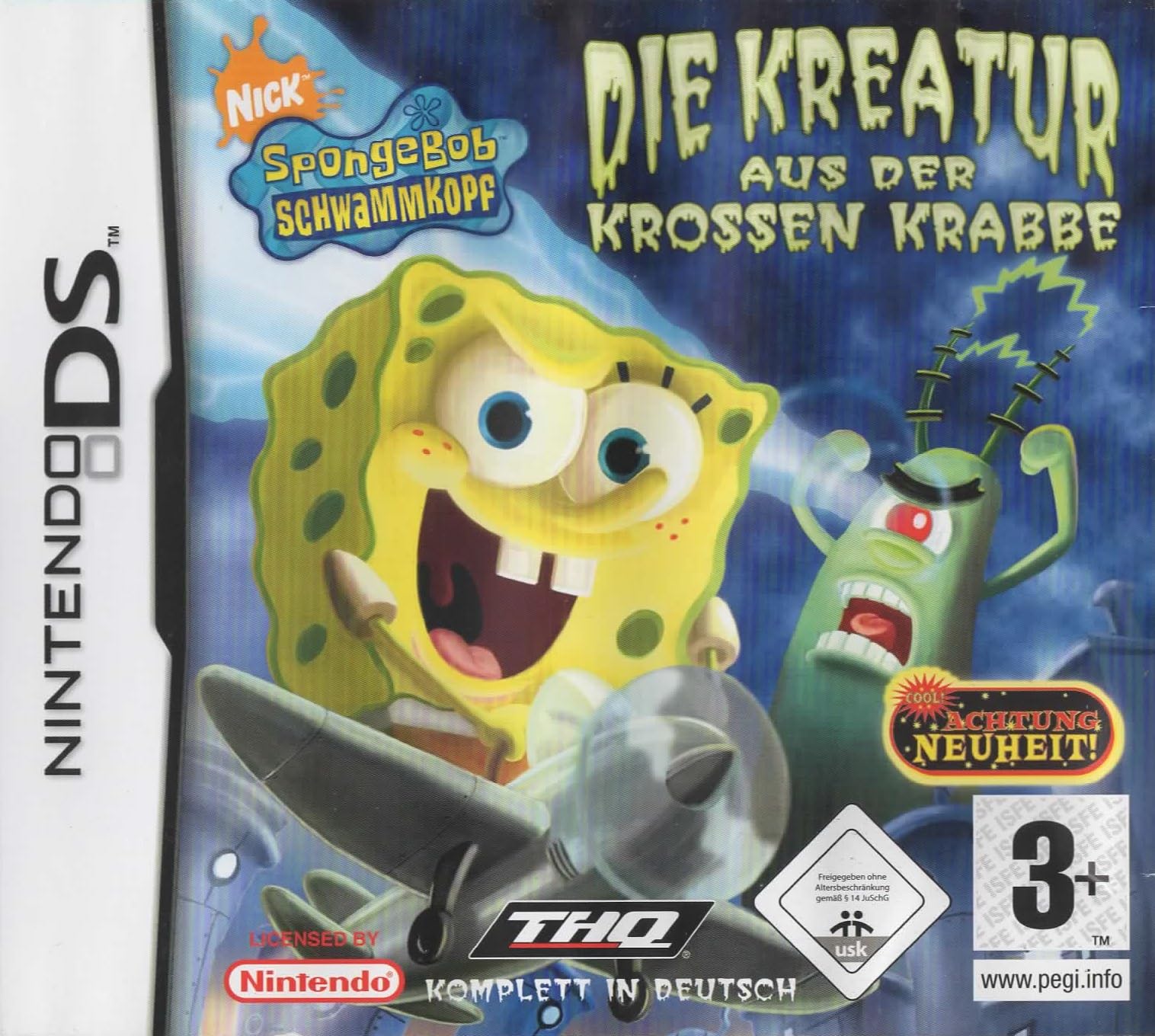 SpongeBob Schwammkopf - Kreatur aus der krossen Krabbe Nintendo DS