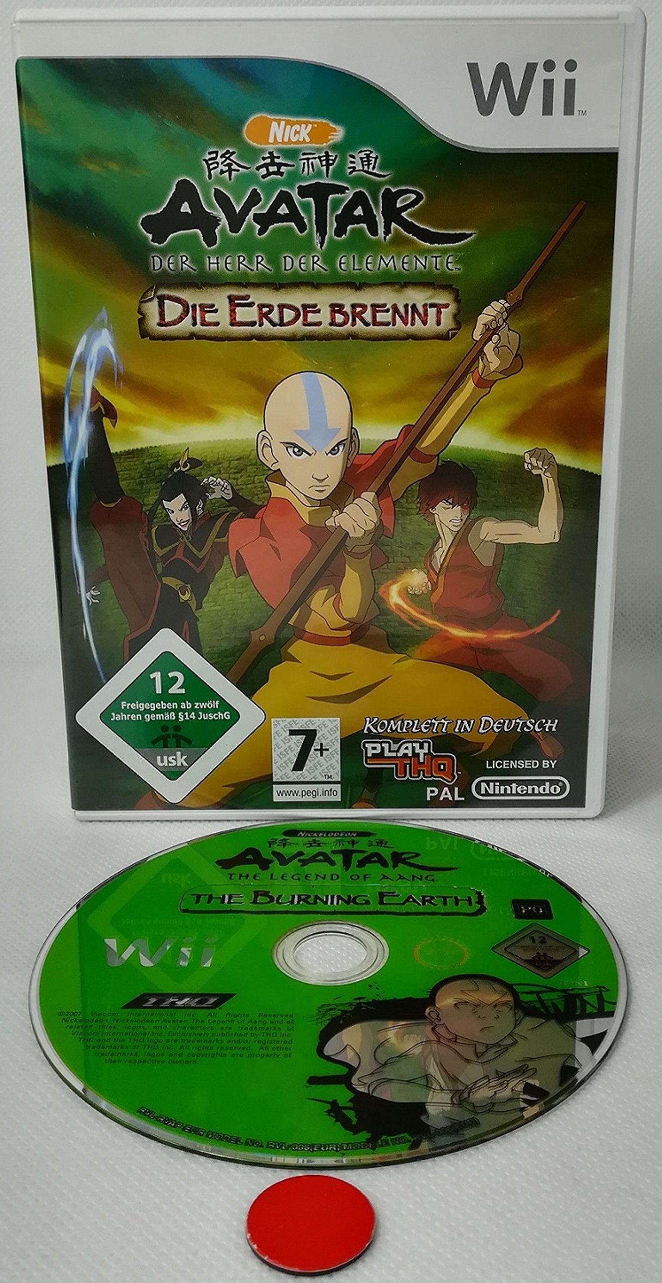 Avatar: Der Herr der Elemente - Die Erde brennt Wii