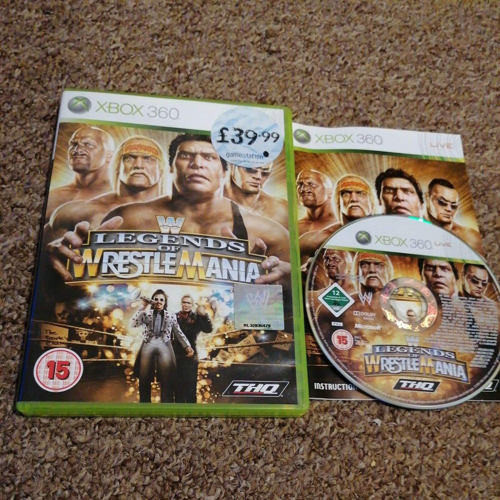 WWE Legends of Wrestlemania Older Consoles