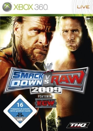 XB360 WWE Smackdown VS RAW 2009, USK 16 cd