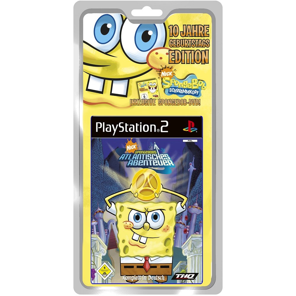 SpongeBobs Atlantisches Abenteuer - 10 Jahre Geburtstags Edition PlayStation 2