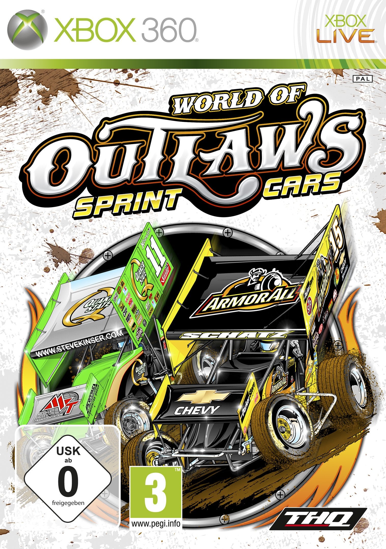 World of Outlaws, Sprint Cars, Xbox360-DVD Xbox 360