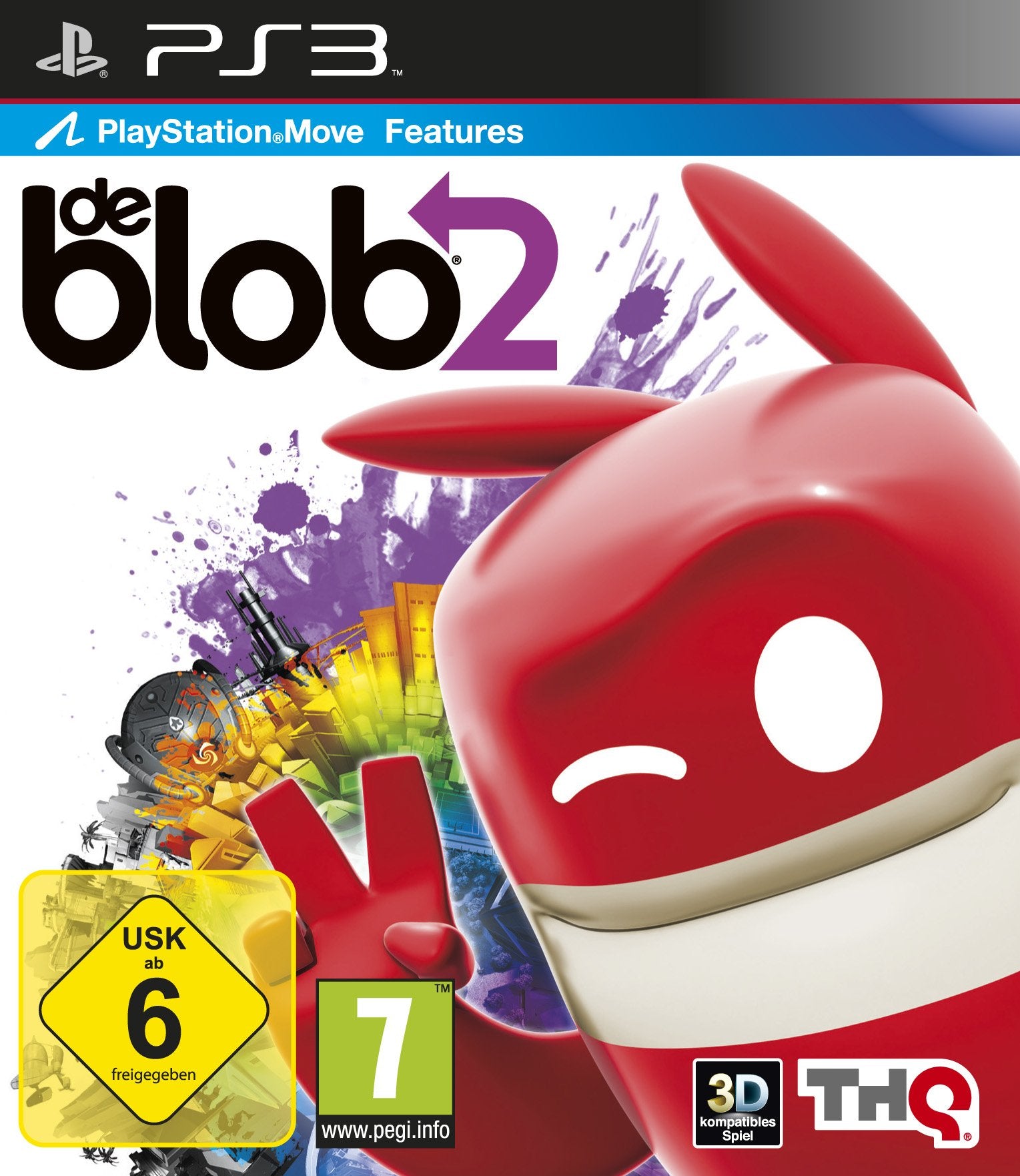 De Blob 2, PS3-Blu-ray-disc: Für PlayStation 3
