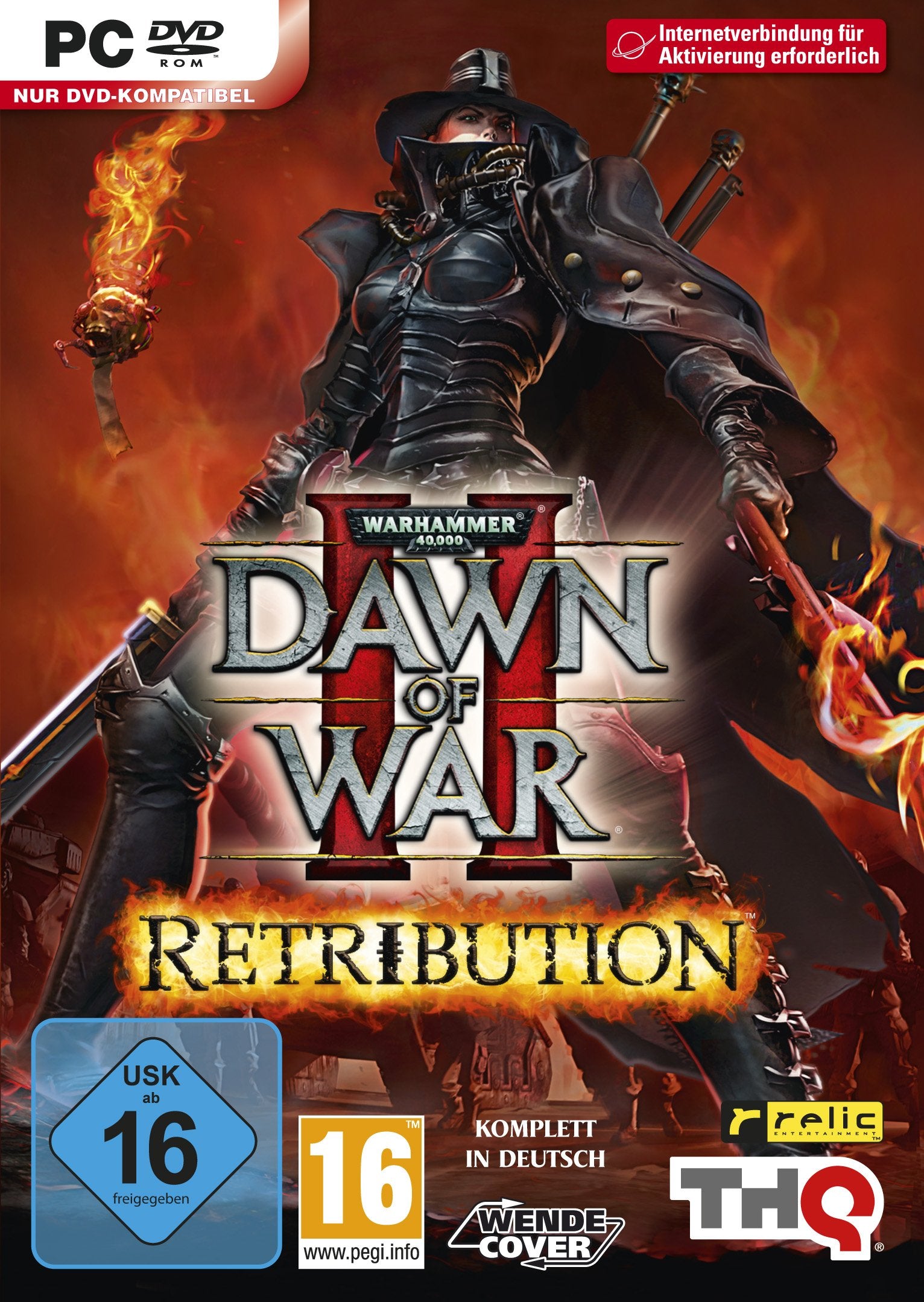 Dawn of War II, Retribution, DVD-ROM: Internetverbindung zur Aktivierung erforderlich. Für Windows XP SP2/Vista/7 PC